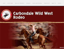 Tablet Screenshot of carbondalerodeo.com